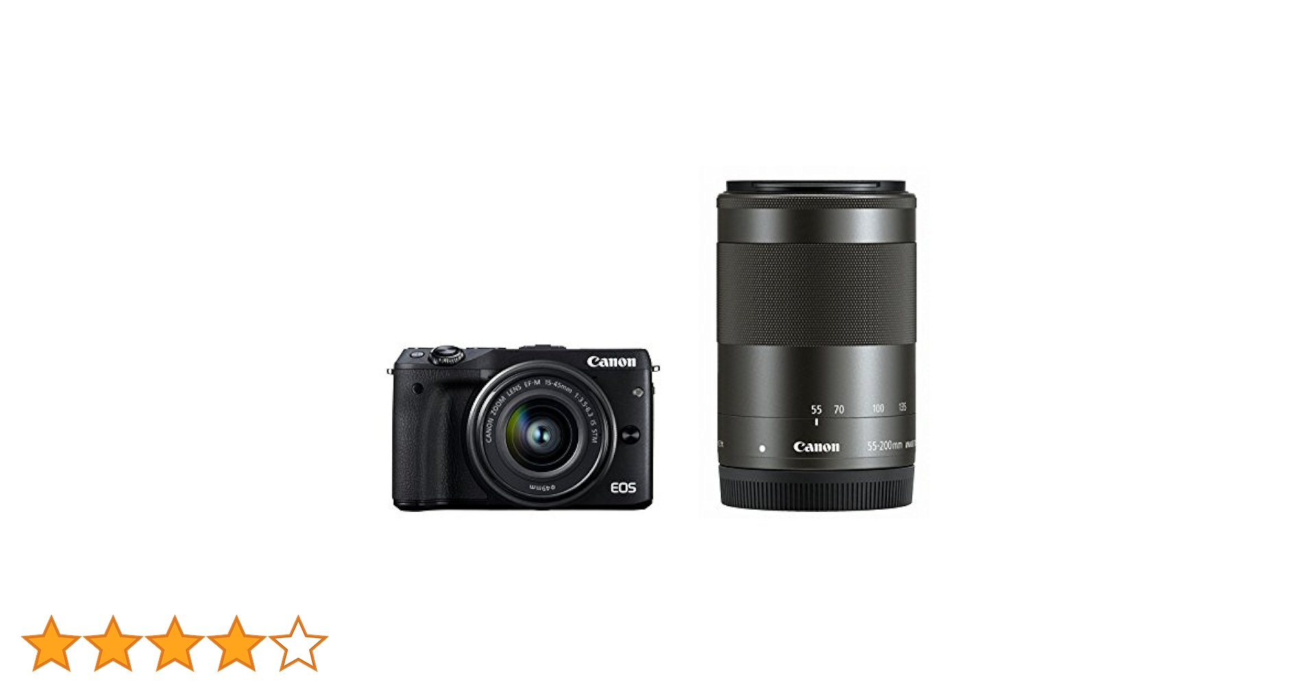 【値下げ相談可】Canon EOS M3 ダブルレンズキット(ブラック) 値下げ相談可】Canon EOS M3 ダブルレンズキット(ブラック
